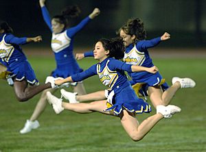 Yokota cheerleaders