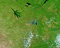 Zambezi Flood Plain, Namibia (MODIS)