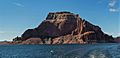 A butte at Lake Powell