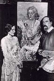 Augustus John mit Tallulah