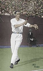 Bill Tilden in color