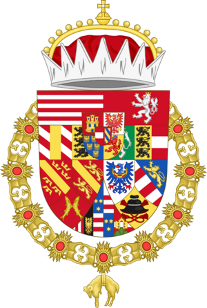 Coat of Arms of Ferdinand II, Archduke of Further Austria