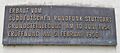 Fernsehturm stuttgart plaque