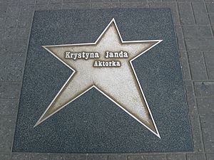 Krystyna Janda gwiazda Lodz