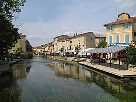 View of L'Isle-sur-la-Sorgue