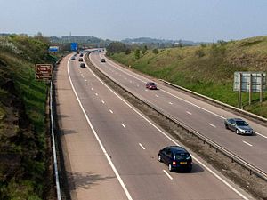 M54, Westbound to Telford. - geograph.org.uk - 1247312