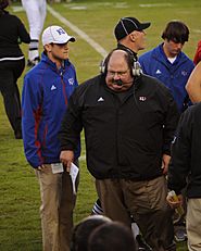 Mark Mangino KU sideline