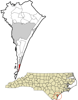 Location in New Hanover County and the state of North Carolina.