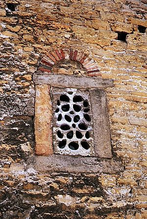 Original window - Church of San Julián de los Prados, Oviedo