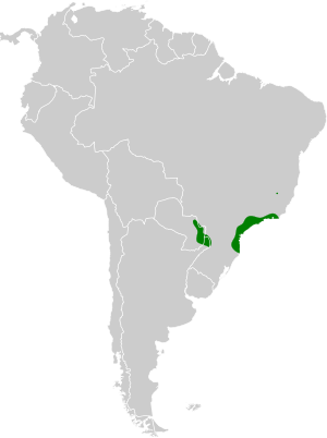 Pipile jacutinga map.svg