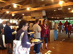 Serving area Pinewoods Dining Hall.agr