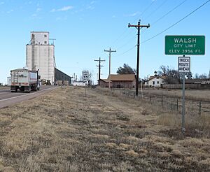 Entering from the west on Highway 160 (2019)