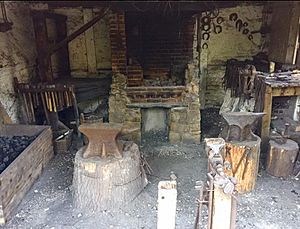 17th Century coal forge