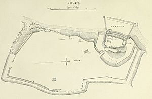 Arsuf from the 1871-77 Palestine Exploration Fund Survey of Palestine