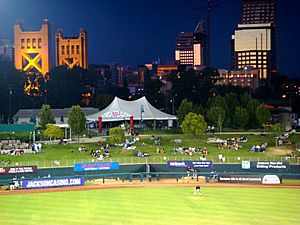 City Skyline Raley Field