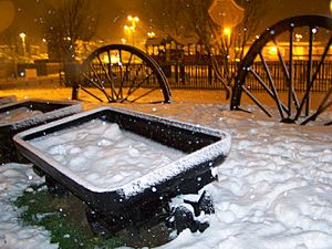 Cotgrave Pit Tableaux Snow