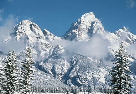 Grand Teton in Winter-NPS