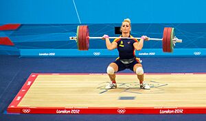 Olympics 2012 Women's 75kg Weightlifting