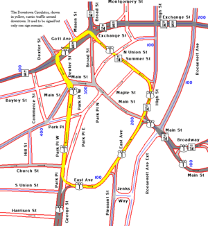 Pawtucket Circulator map