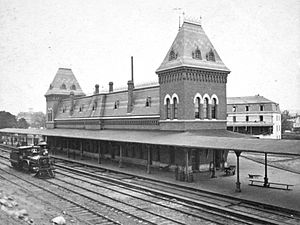 Pittsfield Union Station, circa 1880