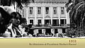 Reception of the President Herbert Hoover in the Castle La Fortaleza in San Juan, Puerto Rico, in 1931