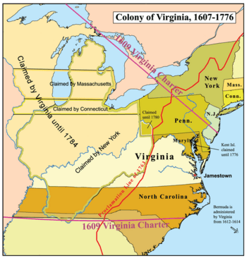 Location of Virginia