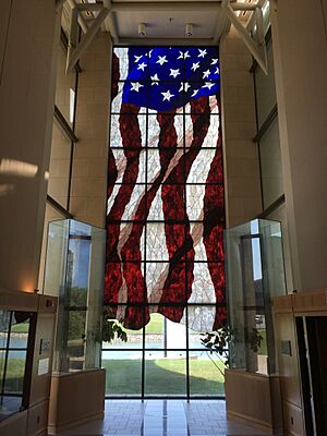 American Flag Window