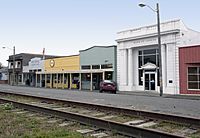 Loleta's Main Street on south side of rail tracks