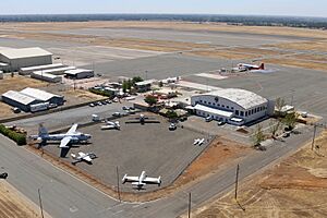 Chico Air Museum aerial view