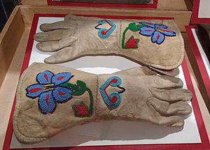 Dale Evans embroidered gauntlets