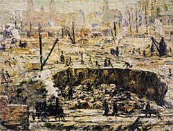 Excavation Penn Station Ernest Lawson 1906