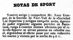 Futbol club barcelona - notas de sport