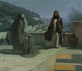 Henry Ossawa Tanner - Jesus and nicodemus