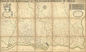 Holme's Map of Pennsylvania (1687)