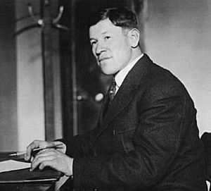 Jim Thorpe at desk