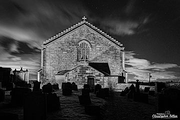 Kirk O' Shotts, Scotland B&W