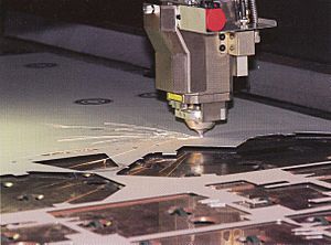 Laser cutting