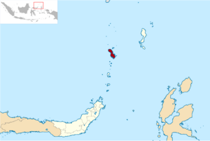 Lokasi Sulawesi Utara Kabupaten Kepulauan Sangihe