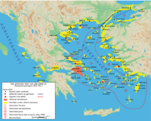 Map athenian empire 431 BC-no