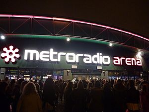 Newcastle Townscape Approaching The Metro Radio Arena (geograph 3344915)