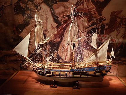 Queen Anne's Revenge model NCMH