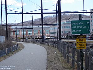 Schuylkill River Trail in Conshohocken