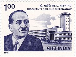 Shanti Swaroop Bhatnagar 1994 stamp of India.jpg