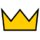 Simple gold crown.svg