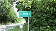 St. Martin Sign