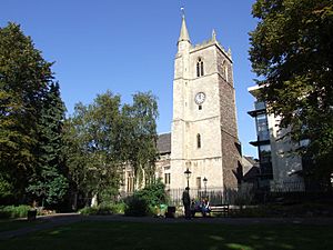 St James's Priory, Bristol, tower.jpg