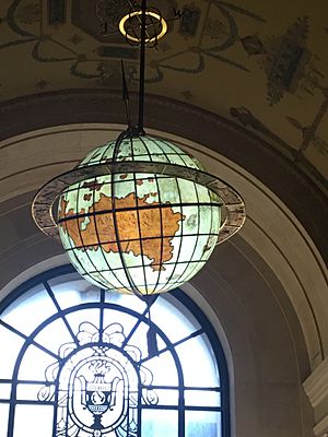 Terrestrial Globe created by Sterling Bronze Company