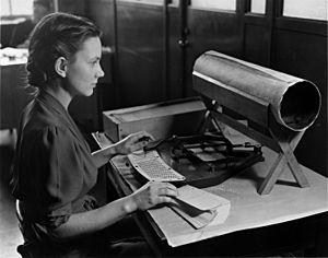 This is a card puncher, an integral part of the tabulation system used by the United States Census Bureau to compile... - NARA - 513295