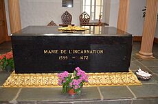 Tombe de Marie de l'Incarnation