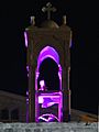 Tyre SaintThomas-MelkiteGreekCatholicCathedral-BellTowerAtNight RomanDeckert27102019